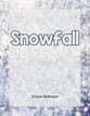 Snowfall piano sheet music cover